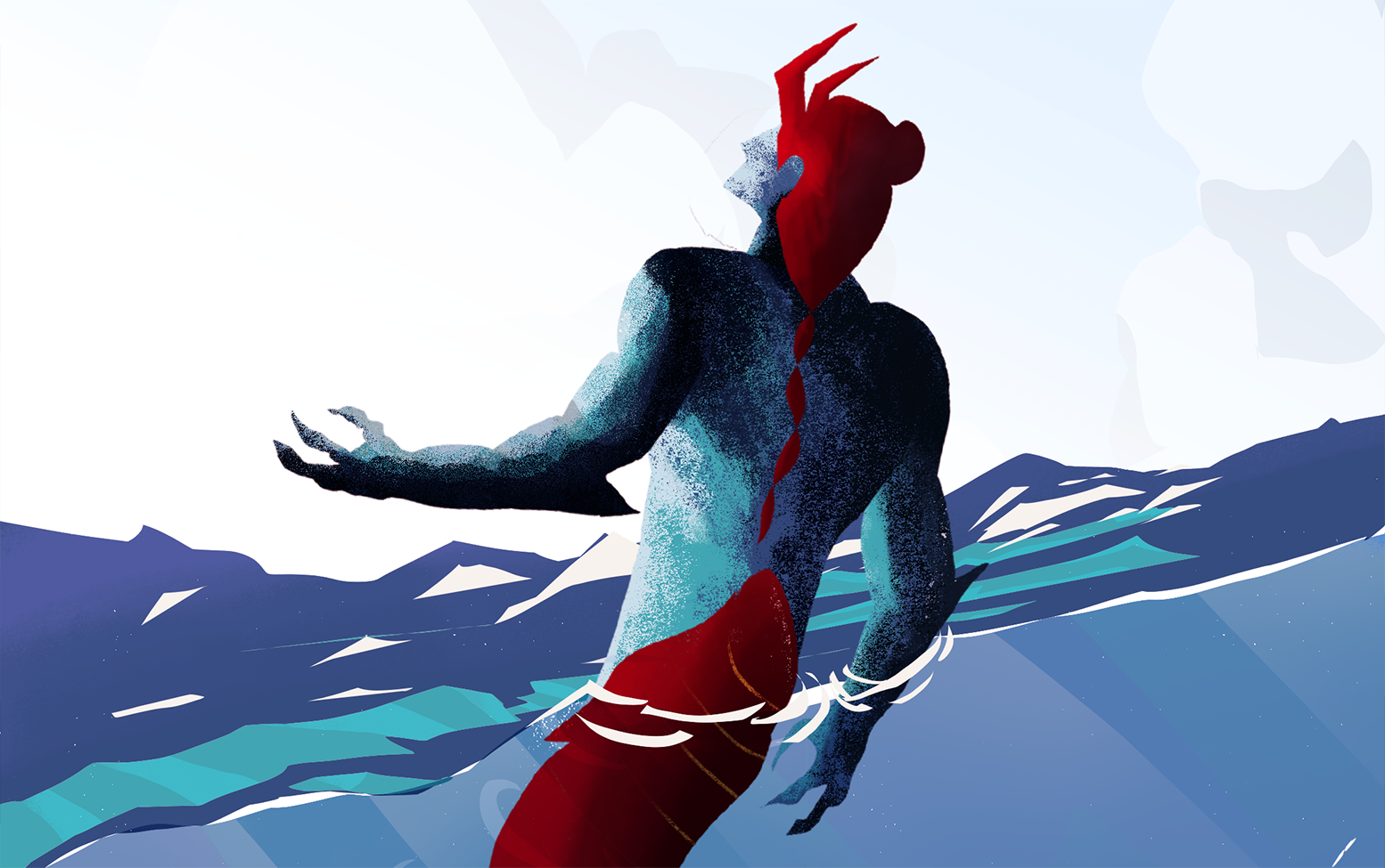 Sea Devil motion graphic artwork preview