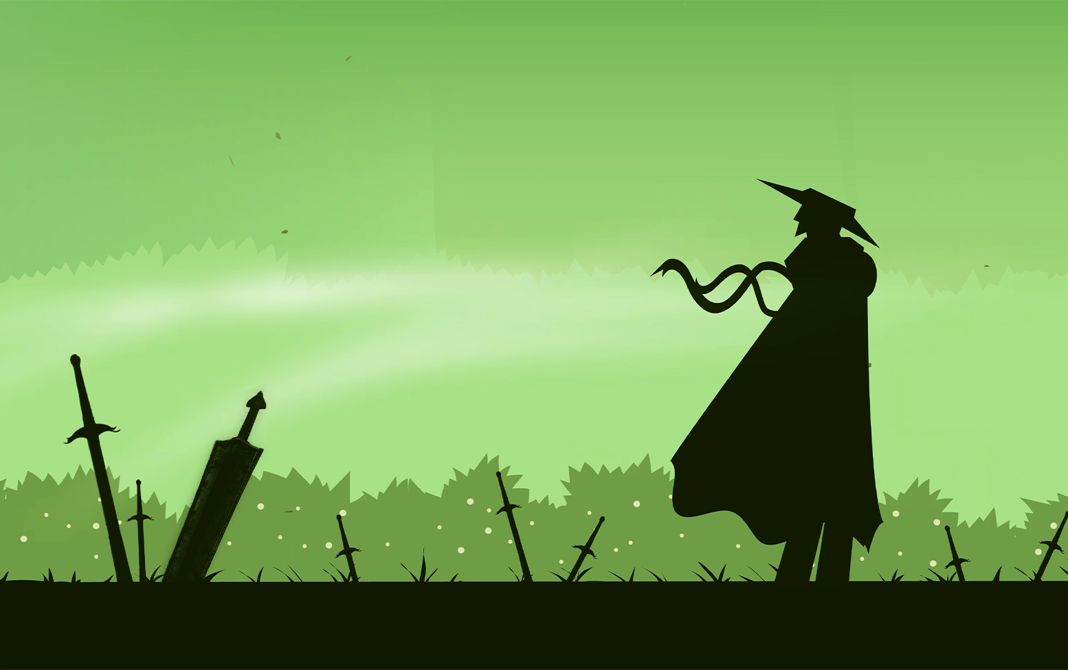 Swordsman motion graphic artwork preview